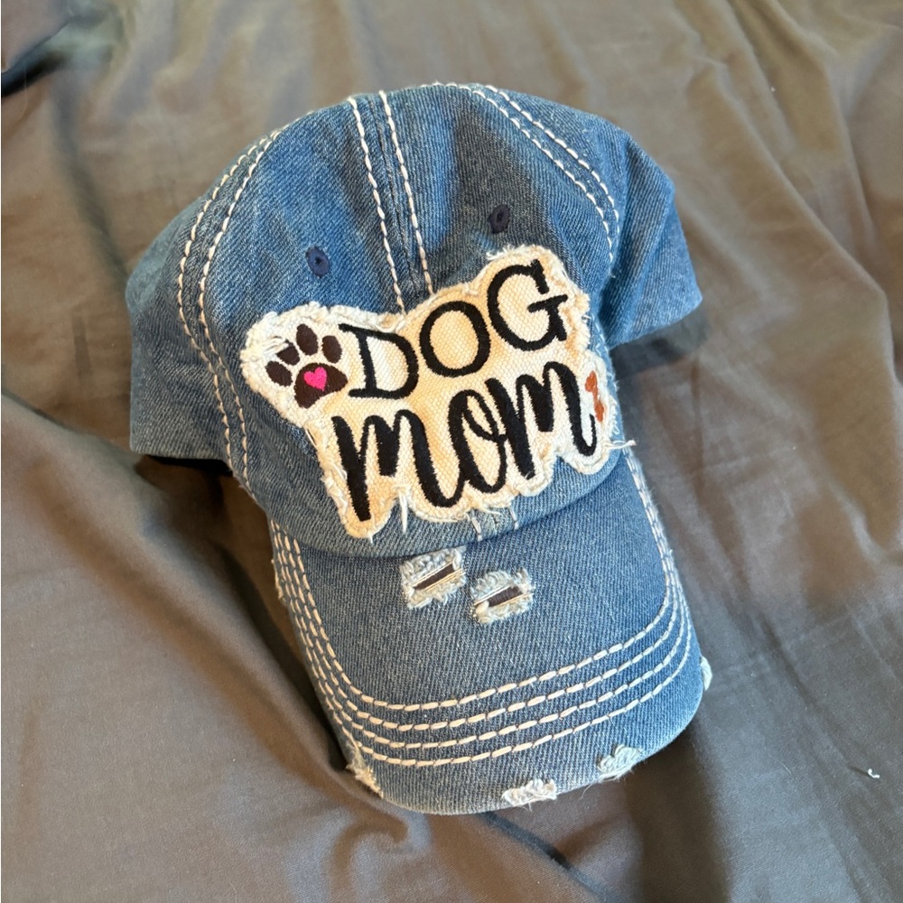 Blue Denim Dog Mom Cap